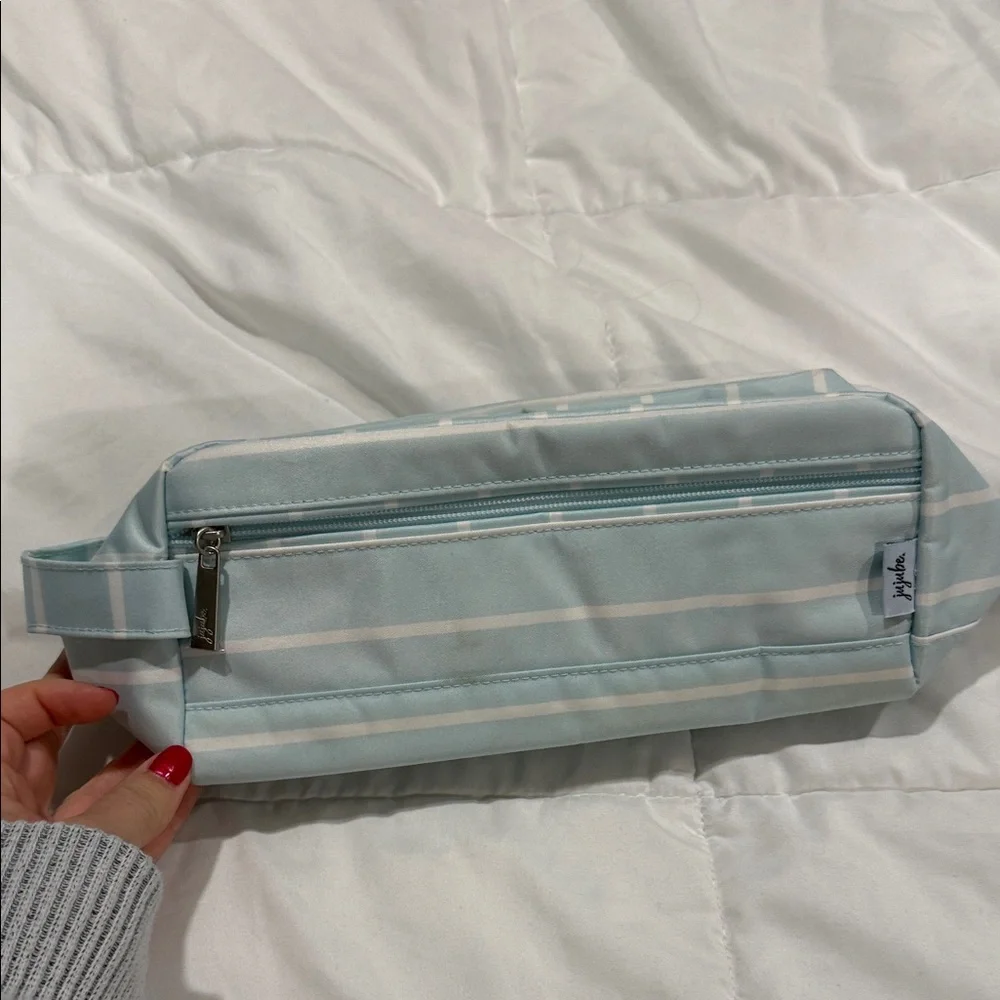 Jujube be dapper Light Blue Striped Pouch